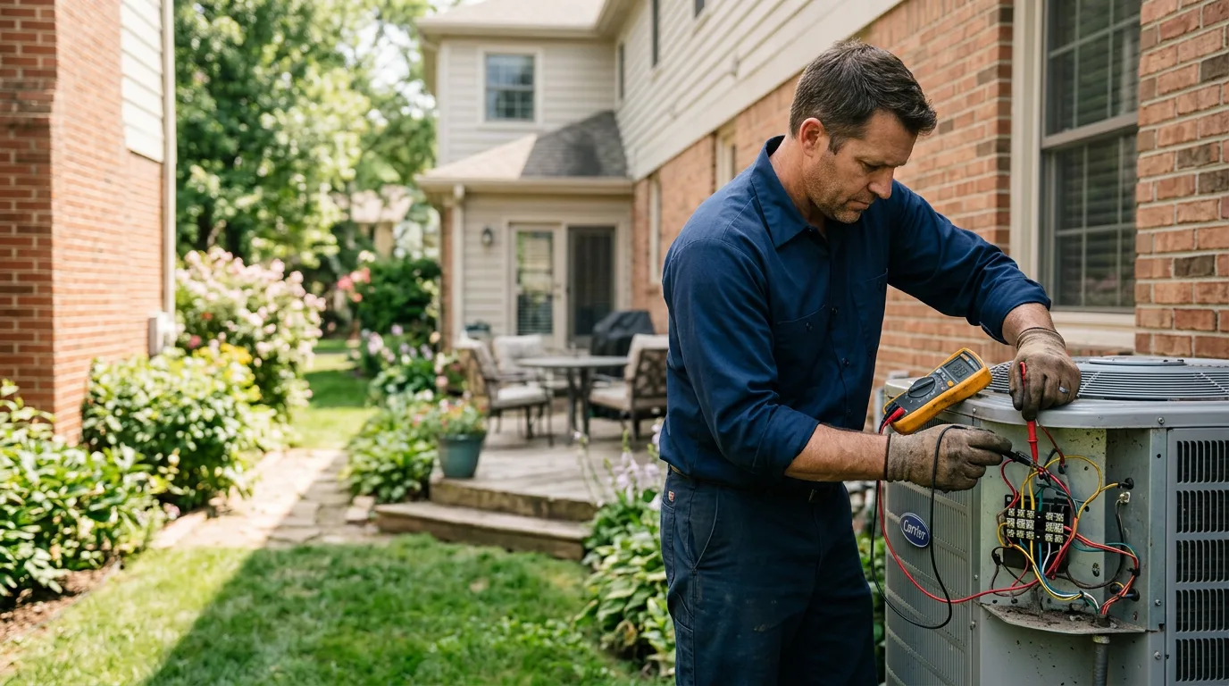 HVAC technician working near Dulzura, CA